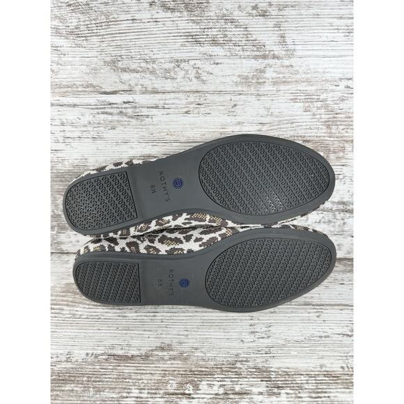 Women's Rothy's The Flat Leopoard Print Flats Beige/Brown Sz 8.5 EUC! - Picture 8 of 9